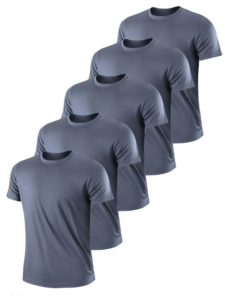 5PCS Tight Armed Breathable Lightweight Tees