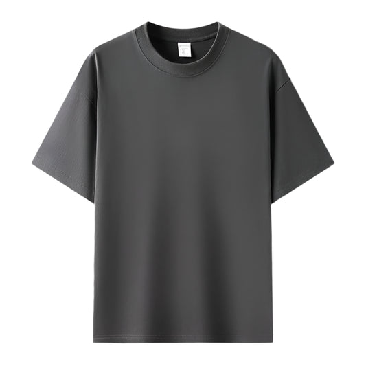 Basic Summer High-End Short Sleeve Round Neck Tee