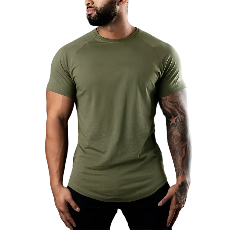 Plain Gym Fitness O-Neck Tee