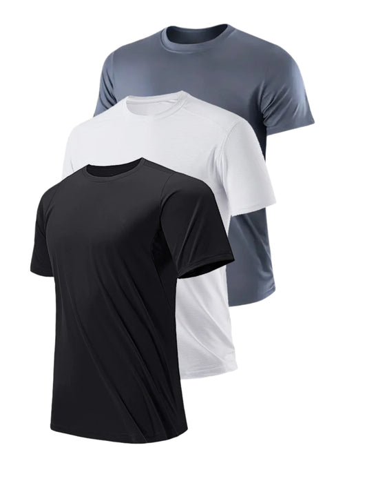 Ultralight Men's Quick-Dry Gym & Running Tee Bundle